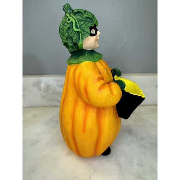Pumpkin Costume Trick or Treater 11" Halloween HTF Department 56 - Picture 6 of 10